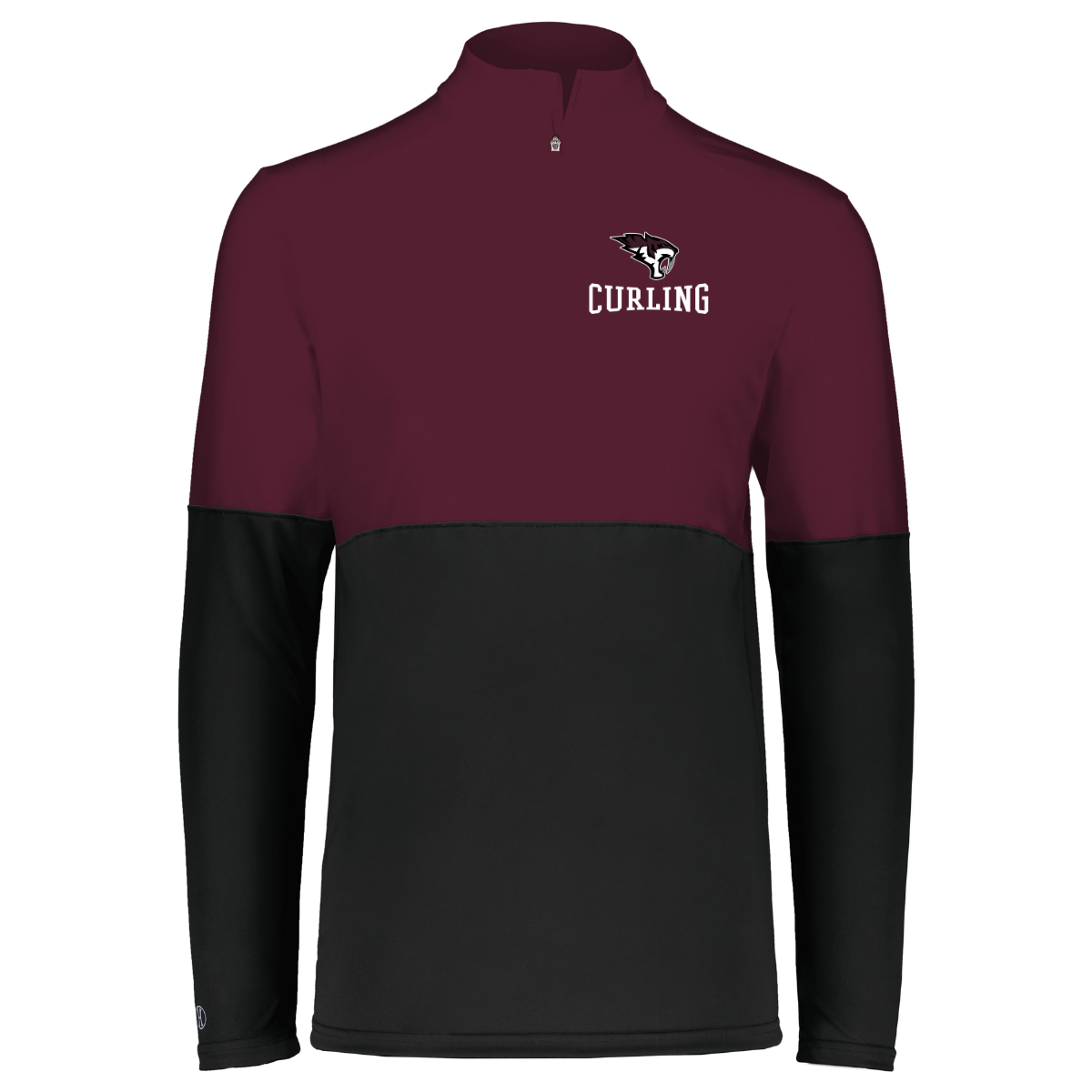 Spiritwood High School Curling 1/4 Zip Pullover
