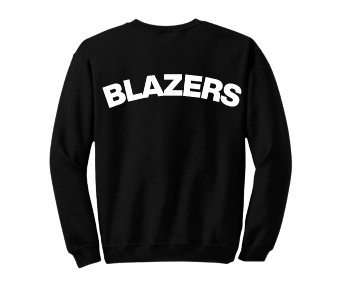 Blazers Front/Back Crewneck Sweater