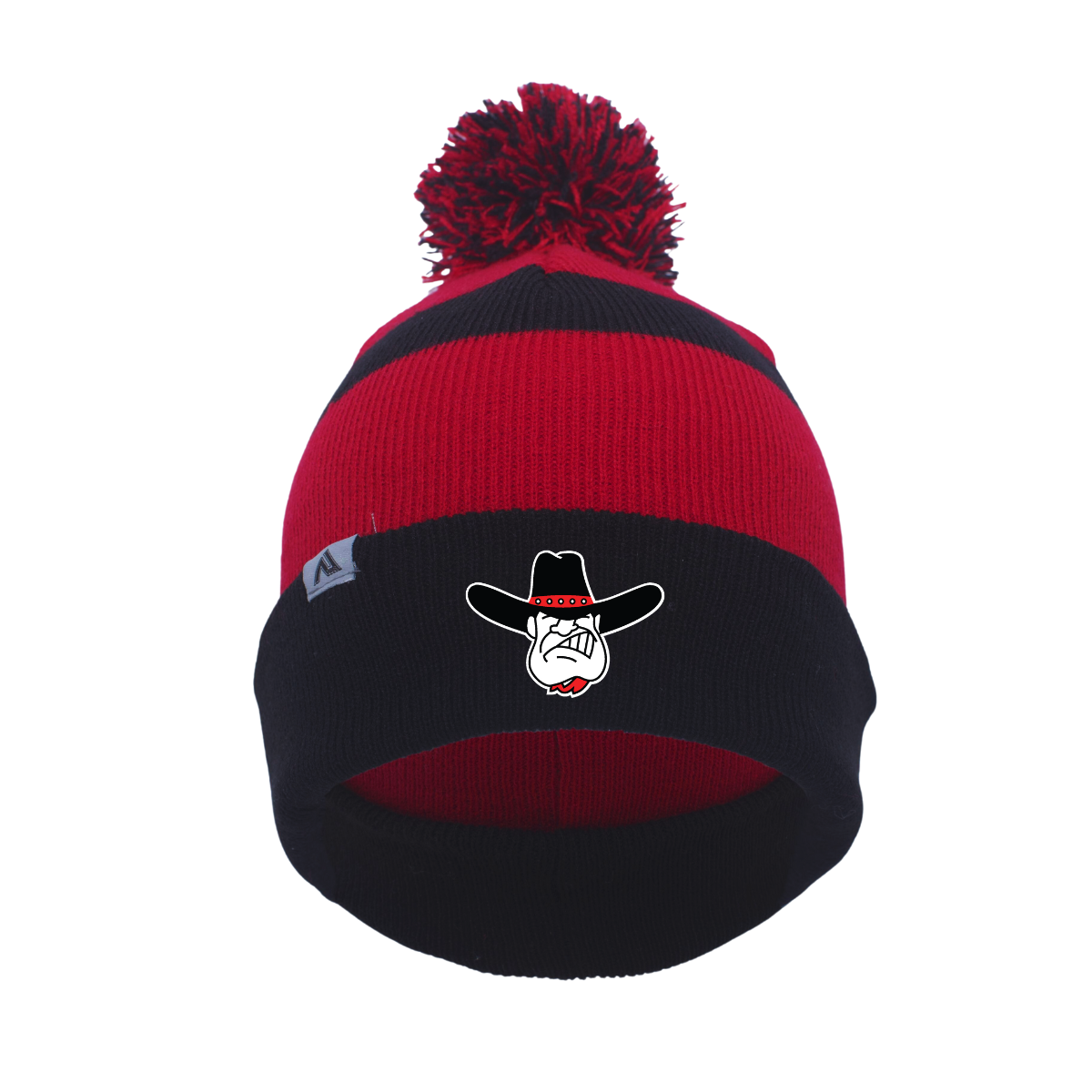 HCS Striped Pom Beanie