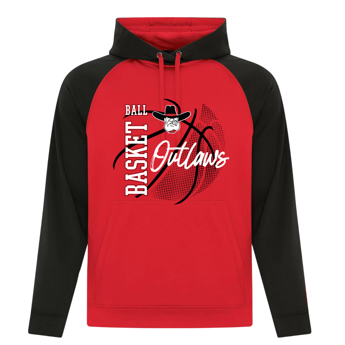 Outlaws Basketball 2-Tone Hoodie