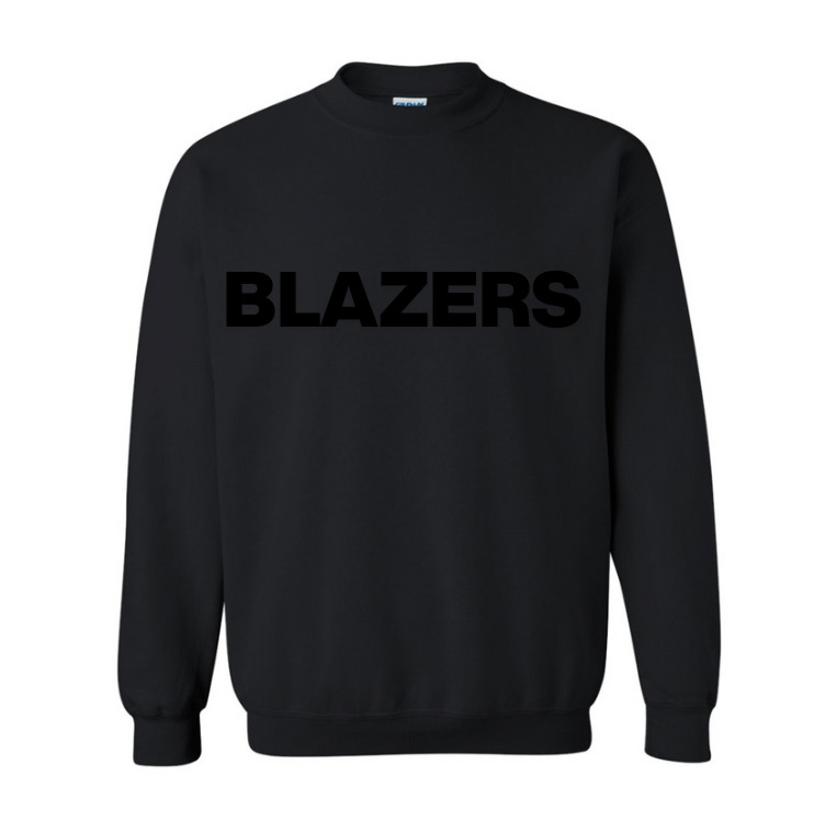 Blazers Black on Black Crew