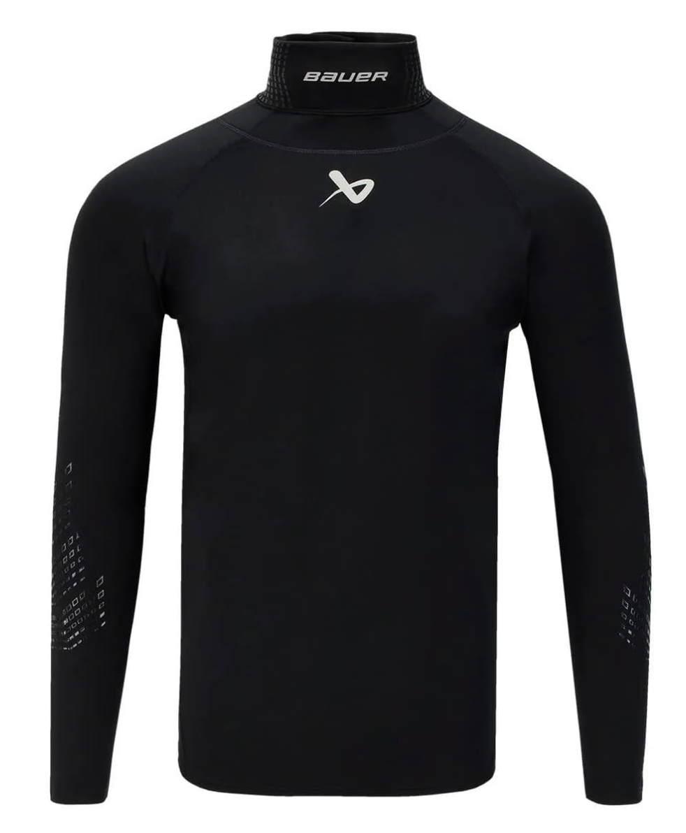 BAUER CUT-RESISTANT NECK PROTECT LONG SLEEVE TOP
