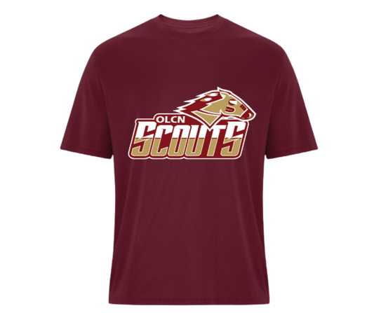 Onion Lake Scouts Essential Performance T-Shirt Maroon