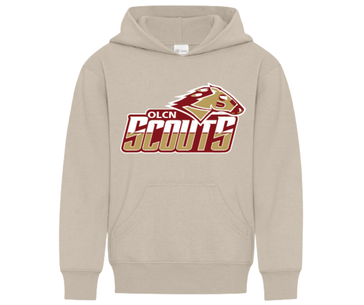 Onion Lake Scouts Everyday Fleece Hoodie Sand