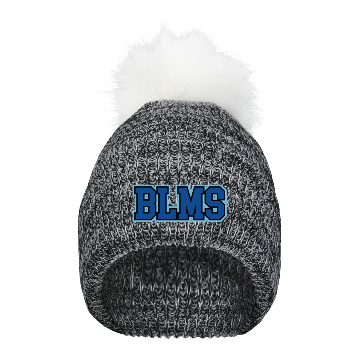 BLMS Faux Fur Pom Beanie