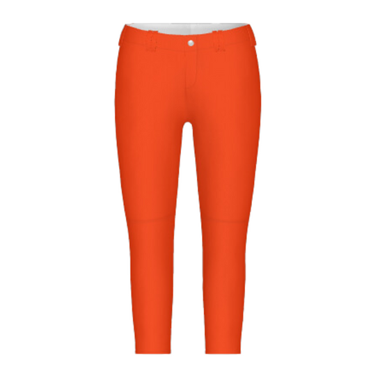 Liners Custom Orange Softball Pant