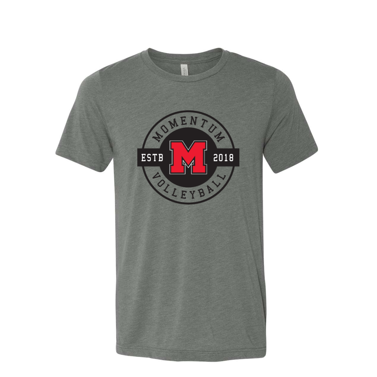 Momentum Volleyball Heather Tee