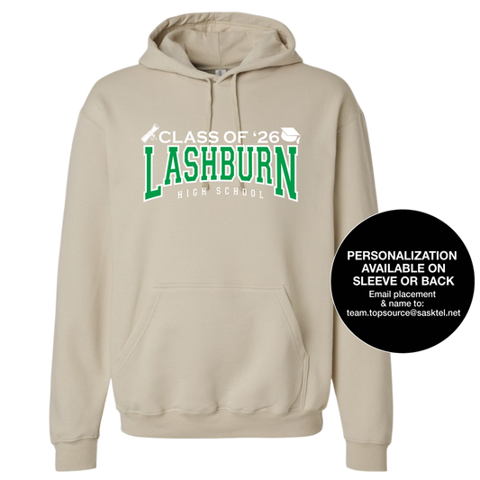 Lashburn High School Grad 2026 Sand Hoodie