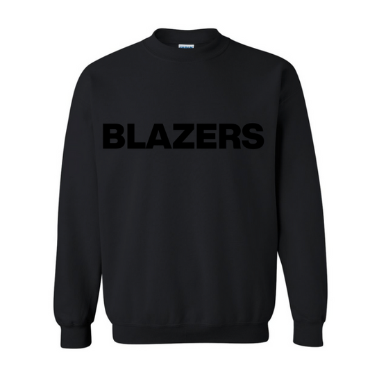 Blazers Black on Black Crew