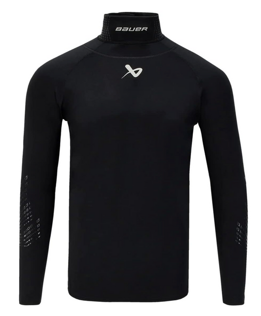 BAUER CUT-RESISTANT NECK PROTECT LONG SLEEVE TOP