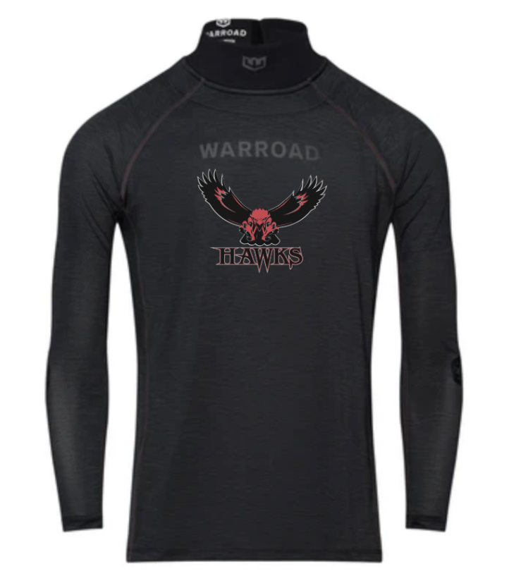 WARROAD TILO NECK GUARD LONG SLEEVE HOCKEY BASELAYER TOP