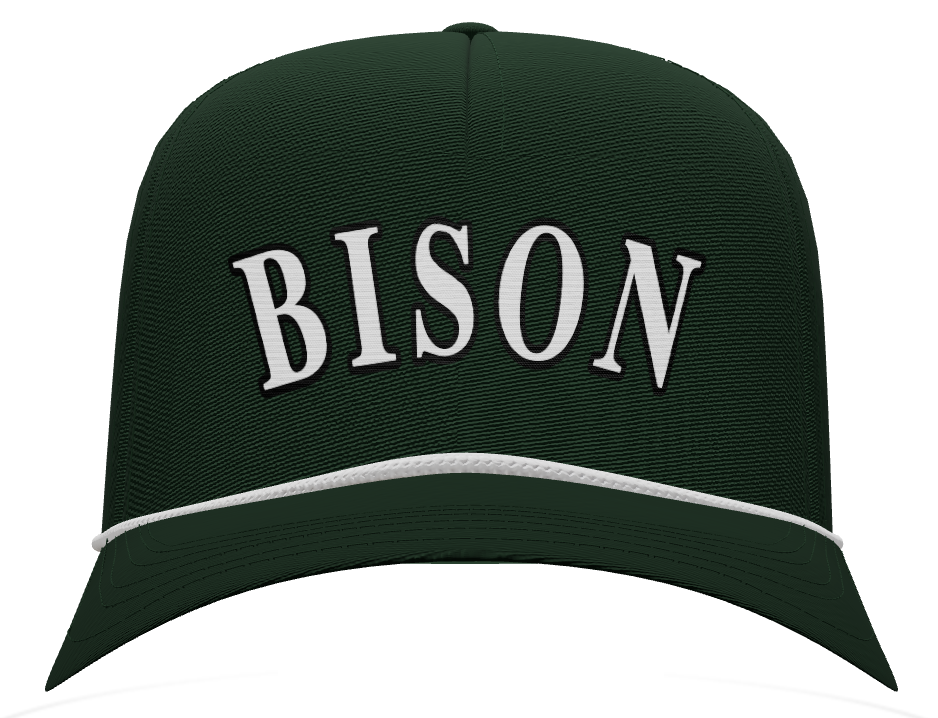 Bison Trucker Rope Hat