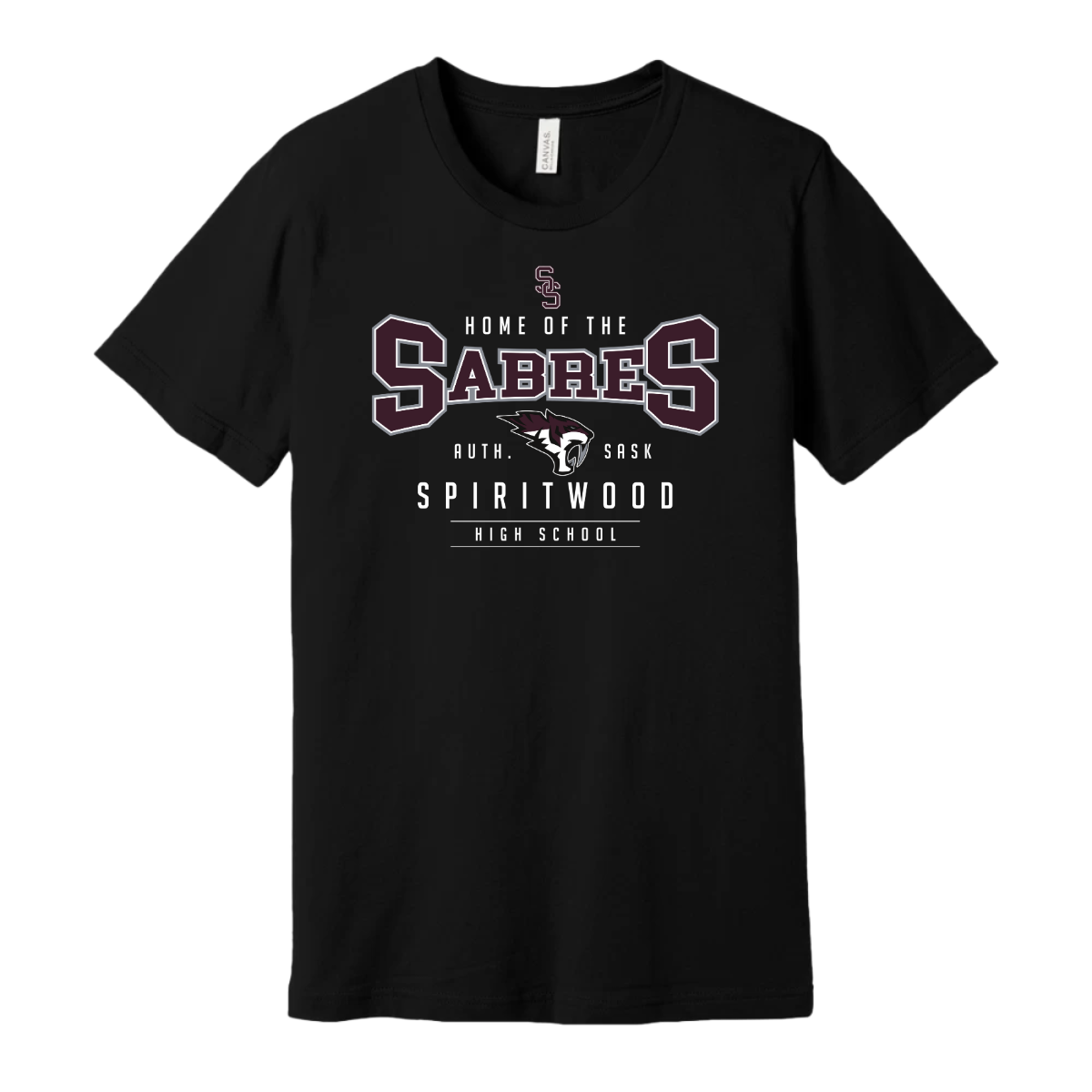 Spiritwood High School Black T-Shirt