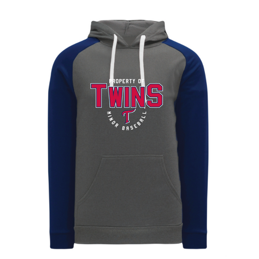 Twins Minor Baseball 2 Tone Hoodie