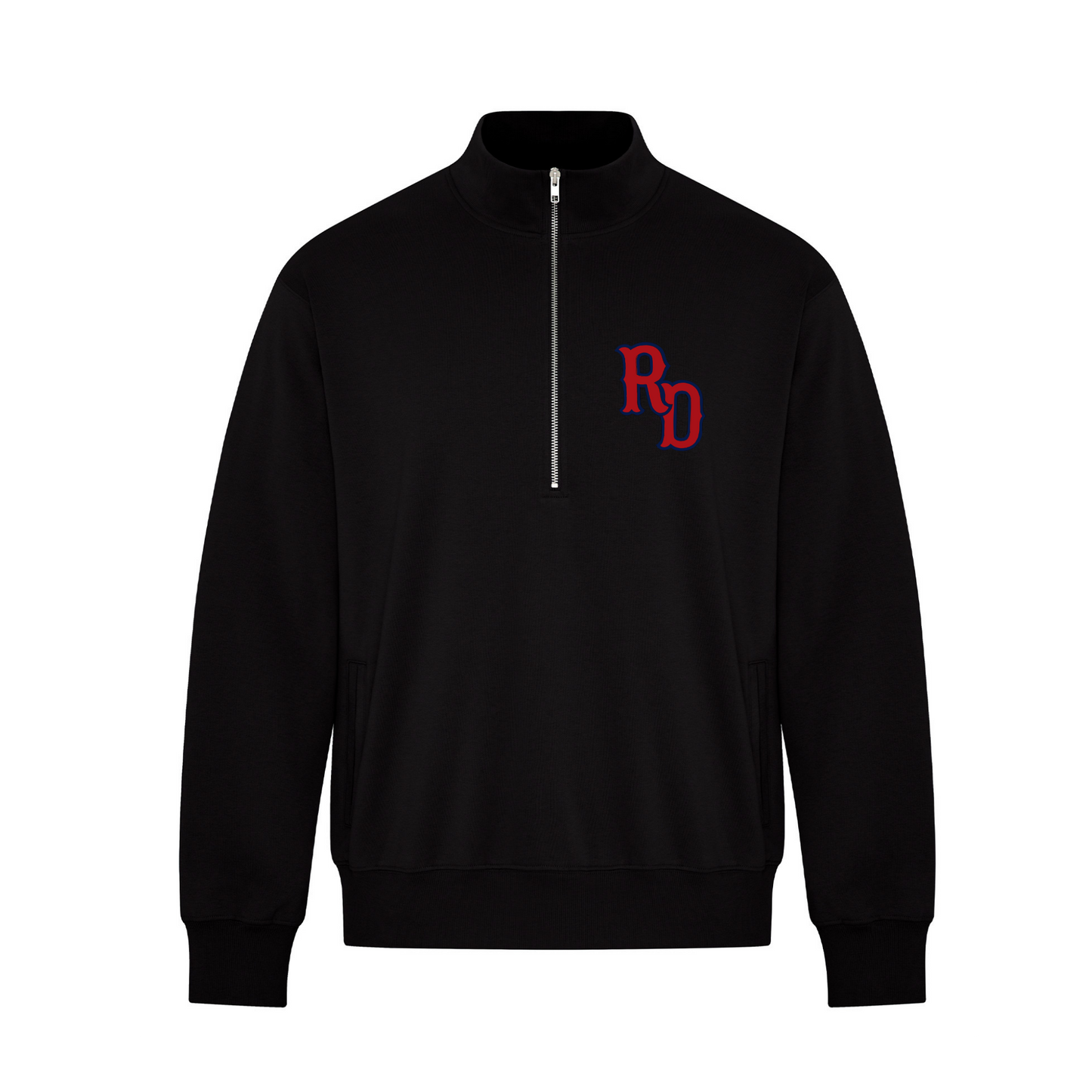 Red Dogs 1/4 Zip Sweater
