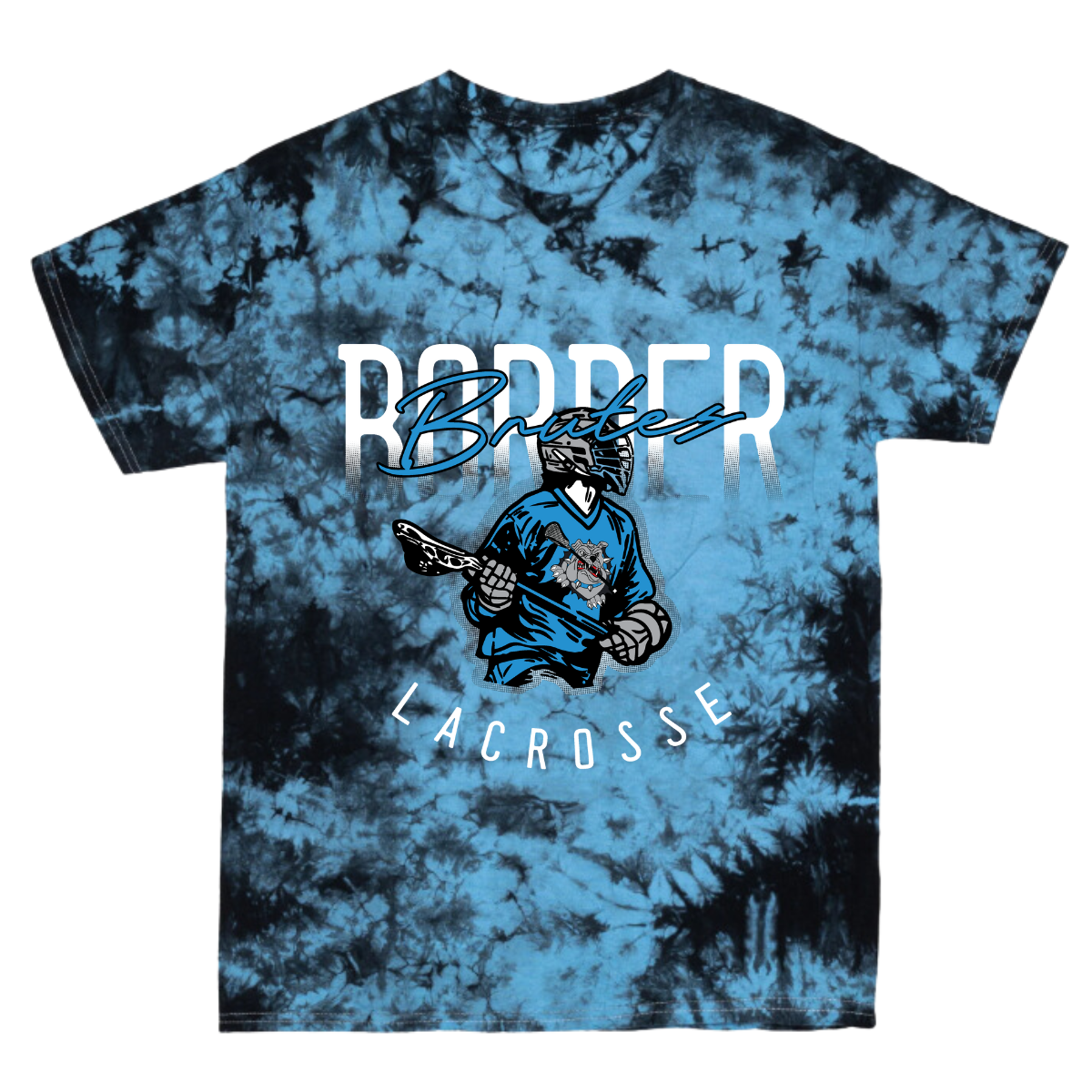 Border Brutes Lacrosse Crystal Dye Tee