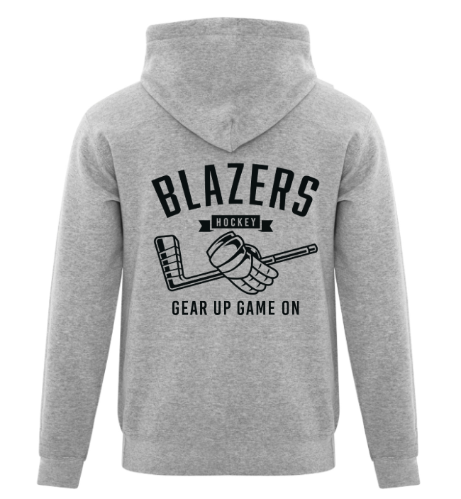 Blazer back logo hoodie