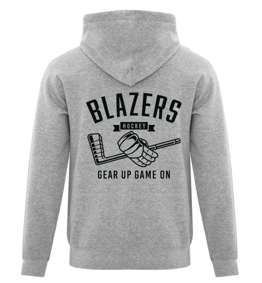 Blazer back logo hoodie
