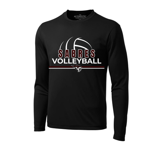 Spiritwood High School Men's Volleyball Long Sleeve Tee
