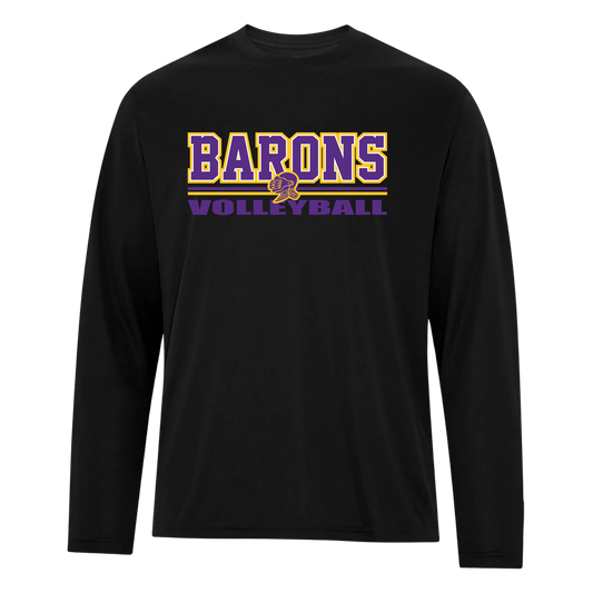 Performance Long Sleeve Barons Volleyball Shirt